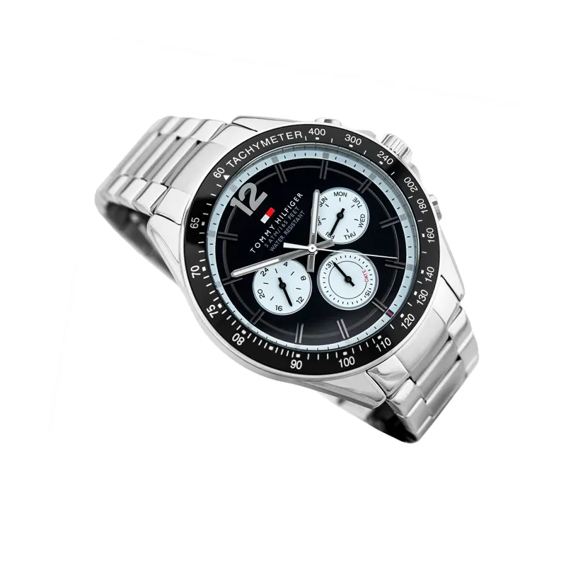 Tommy Hilfiger Luke Chronograph Black Dial Men's Watch- 1791120